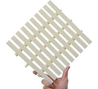 Genérico Rejilla de Drenaje de plástico para Piscinas, Placas de Cubierta de Rejilla de plástico entrelazadas para Piscinas, protección de Drenaje para Piscinas y duchas, Sistema de Filtro de Rejilla