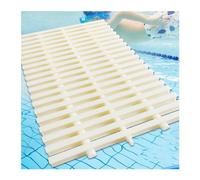 Genérico Rejilla de Drenaje para Piscina de plástico ABS Resistente a los Rayos UV (12 Unidades, 20 x 100 cm) para Ducha, desagüe, Patios, entradas de vehículos, baños y terrazas de Piscina.