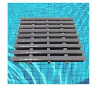 Genérico Rejilla de Drenaje para Piscinas (Paquete de 5, 18 cm) para un Drenaje eficiente, Ideal para Patios, cercas y pasarelas. Duradera y fácil de Instalar.