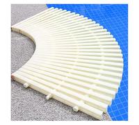 Genérico Rejilla de Drenaje Premium para Piscinas - Rejilla de 25 cm para Drenaje de Piscinas, Patios y pasarelas - 20 Piezas de Rejillas de Drenaje duraderas para Mayor Seguridad y e Dre