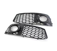 Genérico Rejilla de luz antiniebla del coche Para estilo deportivo Parachoques delantero Parrilla Estilo de automóvil H1ycomb Luz antiniebla Malla A4 B8 2008-2012(Negro)