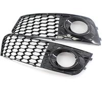Genérico Rejilla de luz antiniebla del coche Rejilla de luz antiniebla para A4 B8 2008-2012, rejilla delantera malla tipo panal