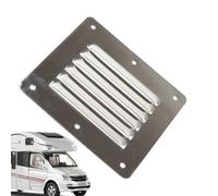 Genérico Rejilla De Ventilación Marina,Tapa De Acero Inoxidable Pretaladrada - Respiradero De Aire con Persianas | para Cubierta Pared Motor Exterior Deportes De