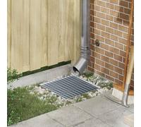 Genérico Rejilla Plateado 40 x 40 x 2 cm,Bricolaje,Fontanería,Piezas y Herramientas para componentes de fontanería,Componentes de desagüe,Tapones y filtros para tuberías-42018652