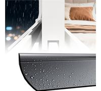 Genérico Rejilla Protectora de Goma para Ventanas, deflectores de Lluvia para Exteriores, Protectores de Goteo de Goma Flexibles para Puertas, Barrera de Agua autoadhesiva para Ventanas y Puertas: pr