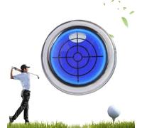 Genérico Reliablevalidity Golf Ball Marker, Golf Trainer-Golf Ball Marker Round Cap Clip Mark with Level Function, Balls Markers with Hat Clip, for Men/Women (Blue)