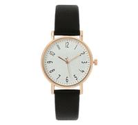 Generico Reloj Analógico - Reloj Clásico De Mujer De Aleación De Cuero PU | Cuadrado Cada Día con Números Claros | Relojes De Cuarzo - Relojes Elegantes Casual para Mujeres Y Niñas, Negro,