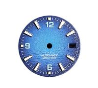 Genérico Reloj con Calendario único C3 BW9 Esfera Luminosa de 28,5mm diámetro Modificado for Piezas Reloj Movimiento NH35 NH36, Accesorio(BW9)