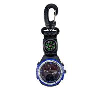 Generico Reloj con para Hombre, de Supervivencia al Aire Libre, Reloj Deportivo con mosquetón, Apto para Camping, Senderismo, Mochila de Hombro, Deportes y Actividades de montañismo, Hombres