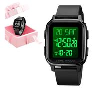 Genérico Reloj de Mano Digital: Accesorio de Refinado, Marco Virtual Elegante, Modelo de Pulsera cómodo, cronógrafo Diario Resistente, Pieza contemporánea y Elegante cumpleaños, reuniones,