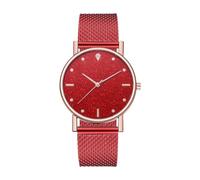 Genérico Reloj de Pulsera De Reloj Elegante | Con Correa de Malla Brillante para Dama Para Banquete Actividad Social Viaje Cumpleaños Exámenes Madre Novia Chica