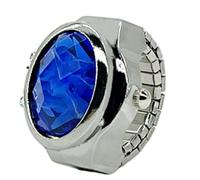 Genérico Reloj del Anillo de Dedo, Anillos del Reloj para el Dedo de Las Mujeres - Relojes de Dedo de joyería,Reloj de Dedo Vintage Creativo, Relojes de Dedo de joyería Ajustables para Dedo de Mujer