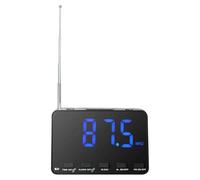 Genérico Reloj Despertador con Radio | Radio Compacto | Reproductor FM Portátil con Alarma para Adolescentes, Niñas y Adultos en Mesilla de Noche y Dormitorio
