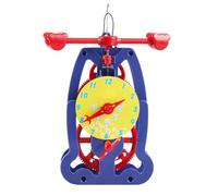 Genérico Reloj educativo - Instrumento pedagógico, modelo analógico para, Ayuda de estudio para niños y niñas, Guía interactiva para | Herramienta práctica para contar en casa, escuela,