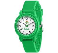 Genérico Reloj Infantil Real Betis - Diseño Deportivo con Correa de Silicona y Esfera analógica Blanca para niños.