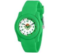 Genérico Reloj Infantil Real Betis - Diseño Deportivo con Correa de Silicona y Esfera analógica para niños. (Verde y Blanco, Verde, Silicona)
