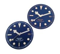 Genérico Reloj Luminoso estéril de 30,5mm, manecillas Reloj con Abertura for Fecha for NH35 NH36 ETA2824 2836 8215 8205 821A DG2813(Dial with Hands A,ETA2824 2836)