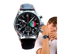 Genérico Reloj Mecánico - De Aleación 43mm | Cronógrafo Automático Caballero Ejecutivo | para Reuniones De Negocios Eventos Formales Y Estilo Profesional