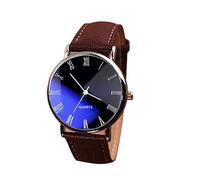Genérico Reloj para Hombre Reloj con Correa Moda Azul Reloj para Hombres de Negocios Reloj de Cute Leopard Banda (1-Dark Blue, One Size)