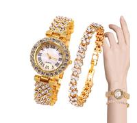 Genérico Relojes De Oro Rosa: Accesorio De Muñeca Elegante, Lujoso Reloj para Hombres | Elegante Diario, Acabado De Metal De Moda, Diseño De Decorativo para Ropa De Oficina De Dormitorios, Atraer A