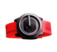 Generico Relojes impermeables para hombre, relojes deportivos para hombre - Reloj electrónico inteligente con temporización de alta precisión, pantalla luminosa para hombres y niños, rojo, Fare