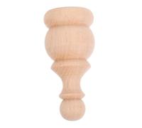 Genérico Remates Redondos De Repuesto para Muebles De Columna Remates para Barras De Cortina Remates Decorativos Palitos De Artesanía Sin Terminar Remates para Postes De Cama Remates