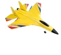 Genérico Remote Control Airplane, 2.4ghz RC Aviones De Control Remoto para Adultos Model Toy, Kids Drone, for Beginner or Airplane Toy Gifts (Yellow)
