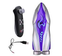 Genérico Remote Control Boat - 3inch RC Boat For Kids | Fast Speed Bathtub Toy | Rechargeable Waterproof Self-Righting LED Light Boats Toy with 360 Degree Forward Rolls 2.4G Mini RC For Pools River