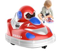 Genérico Remote Control Car, RC Bumper Car, ABS Race Vehicles with Light and Sound, Battle Toy for Kids Ages 3+, Boys & Girls, Outdoor Backyard, 11.2x15.8x11.2cm