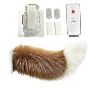 Genérico Remote Control Car Tail, Control Wagging 32cm Plush Decoration with Rechargeable Build, Realistic Cute Decor, Wagging Accessory with Remote, Car Tail for RV and Trip Trucks SUV