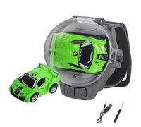 Genérico Remote Control Car Watch Toys - Cartoon Cool Watch Wrist Racing Cars | 2.4 GHz Interactive Cool Watches with Remote Control, USB Charging Car Watches For Boys and Girls Kids