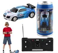 Genérico Remote Control Car with Cans - RC Vehicle for Racing Stunt Play | Alloy Frame with Push Button Controls, Collectible Mini Toy for Kids Adults Indoor Outdoor Entertainment 5.04x2.56 in