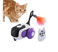 Genérico Remote Control Cat Toy, Smart Teaser, Automatic Interactive Toy, 4.72x2.91x1.97 Inches Fun Pet Play Tool, Enrichment Exercise Plaything for Indoor Cats, and Kittens