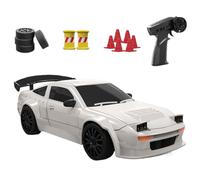Genérico Remote Control Drift Car, 1:24 Escala Infantil Remote Control Drift Car Toy, High-Speed Racing Vehicle with Interchangeable Tires for Backyard and Parks, 7,68 x 3,35 x 2,68 pulgadas