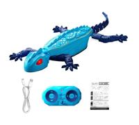 Genérico Remote Control Gecko - LED Eyes Rechargeable Electric Lizard Toy