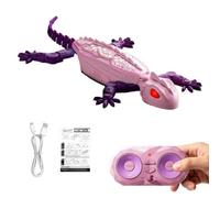 Genérico Remote Control Gecko Toy, Rechargeable Electric Lizard Glowing
