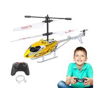 Genérico Remote Control Helicopter for Kids, ABS Airplane Toy with 1-Key Takeoff/Landing, Rechargeable, Stable Flight & Easy Control, Perfect for Children, 16.2x6.3x37.5 cm