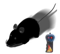 Generico Remote Control Mice - ABS | Interactive Cat Toy Set | Prank Stuff Automatic Pet Training Exercise Toy Wireless RC Mouse For Cats Dogs Indoor Outdoor Living Room Bedroom Home Travel Play Fun