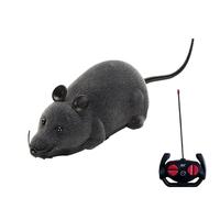 Genérico Remote Control Mouse Cat Toy - Mimics Real Prey Motion, Dark Grey Flocking Surrface Finish, 280mm Length, 26 Foot Range, Durble ABS Construction Shell, For Interactive Play & Indoor Fun