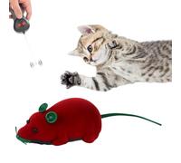 Genérico Remote Control Mouse Cat Toy - Rechargeable Interactive Fake Rat Toy for Indoor Cats Dogs, New Four-Way Movements RC Mouse Toy & Chasing Prank (Brown)