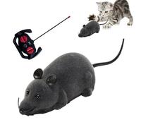 Genérico Remote Control Mouse - Wireless RC Mice Toy | Flocked Electric Mouse Petťoÿ | 4 Way Moving Interactive Toy for Cats Dogs | Remote Control AnimalToy Indoor Play Gift