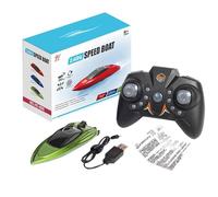 Genérico Remote Control Speed Boat for Kids and Adults, Fast Electric Racing Boat Toy with Waterproof Design, Versatile RC Boat for Pools Lakes Bathtubs, for Children’s Day and Outdoor Fun