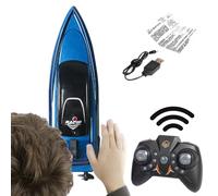 Genérico Remote Control Speed Boat for Kids and Adults, Fast Electric Racing Boat Toy with Waterproof Design, Versatile RC Boat for Pools Lakes Bathtubs, for Children’s Day and Outdoor Fun