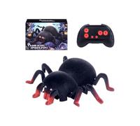 Genérico Remote Control Spider Toy, Realistic RC Electronic Prank Toy with Moving Legs, Halloween Creepy Toys for Kids Ages 6 and Up, Indoor Outdoor Fun for Birthday Party, Backyard Games