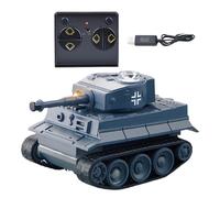 Genérico Remote Control Toy, Interactive Vehicle Model, Realistic RC Battle Tank, Sturdy Track Drive, Rotating Turret Toy for Indoor Playroom, Bedroom, Living Room, Home, Yard, Garden, Lawn, Patio