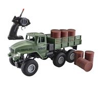 Genérico Remote Control Truck - Lighted RC Toy Car with Music and Sound Effects, 27 MHz Recargable Vehicle with Headlights, Forward/Reverse & Turn Controls, Durable Racing Truck for Boys, Adults