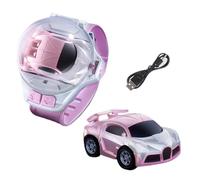 Genérico Remote Control Watch Car, Rechargeable Design and Wearable Controller, Interactive Outdoor Toy for Kids, Hand-Eye Coordination, Fun Racing, Travel, Backyard, School Break