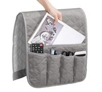 Genérico Remote Holder For Couch - Couch Remote Holder | Supply Holders | Non-Slip Armrest Organizer With 5 Pockets For Controller RV Book Offices Nursing Home Phone Living Room