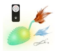 Genérico Remote Toy Cat - Squeaky Sound Playing Companion, Interactive Remote Control Animal, Durable Pet Play Device | Exciting Entertainment For Living Room Balcony Yard Backyard Daily Cat Activity