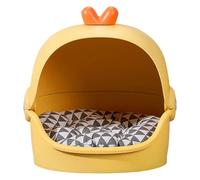 Genérico Removable Cat Cave - Washable Kitten Bed ¦ 35x35x45cm Cat Tent for Cold Weather, Soft Cotton Cloth Pet Bed, Pet Shelter Insulated House, Cave Cushion for Indoor Animal Relaxation